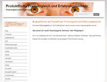 Tablet Screenshot of gesehen-bei.de